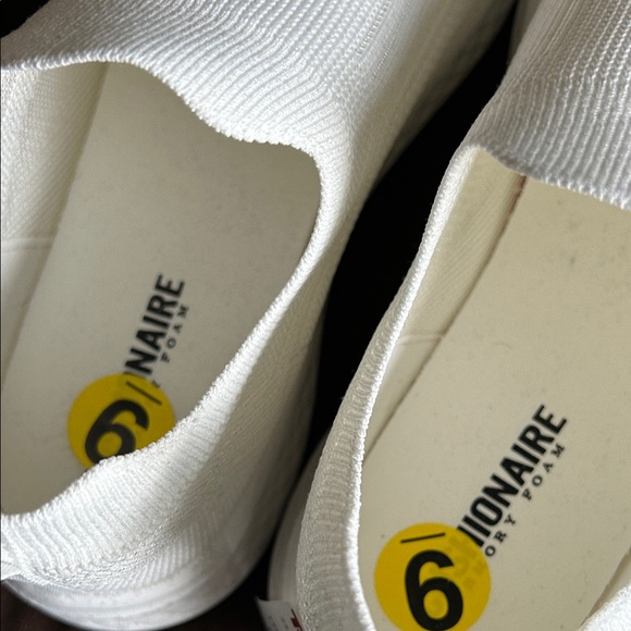 Cushionaire Dorsy Memory Foam White Slip-On Women's Sneakers Sz 9 - Picture 4 of 9
